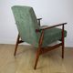 Armchair 'Lis', 1970s olive green design by Henryk Lis - 2 pieces available