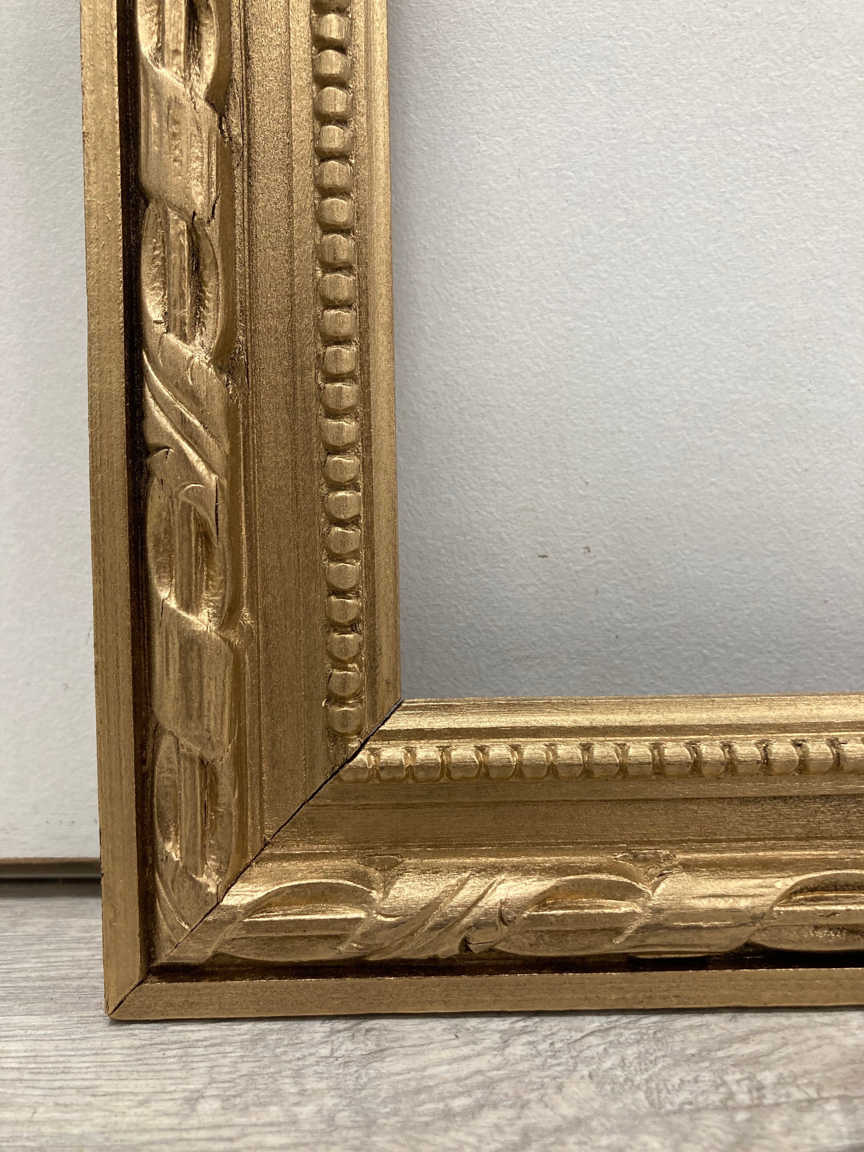 Vintage gold frame