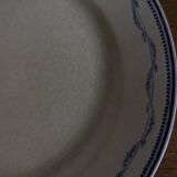 Set of 5 Tournai plates with twig neo-classical design, mid-19th century, ironstone.