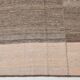 Tapis kilim vintage tons bruns et beige rosé, style minimal artisanal