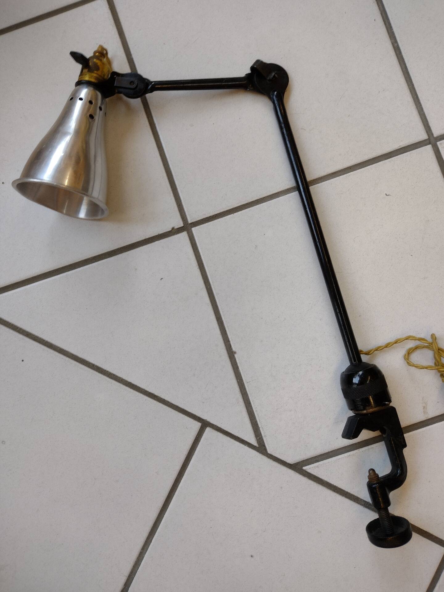 Lampe Gras with clamp