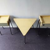 Set of 2 Room '56 nightstands and bedroom sidetable by Rob Parry for Dico, The Netherlands 1950's