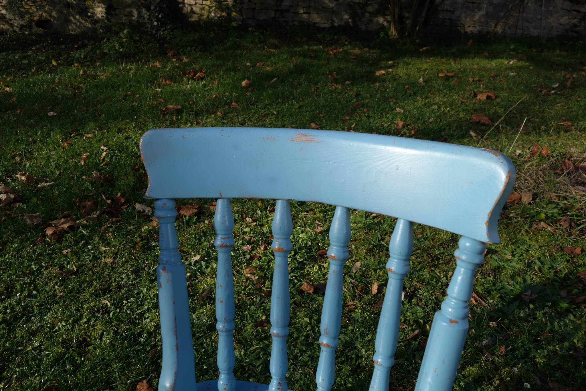 Pair of vintage wooden chairs