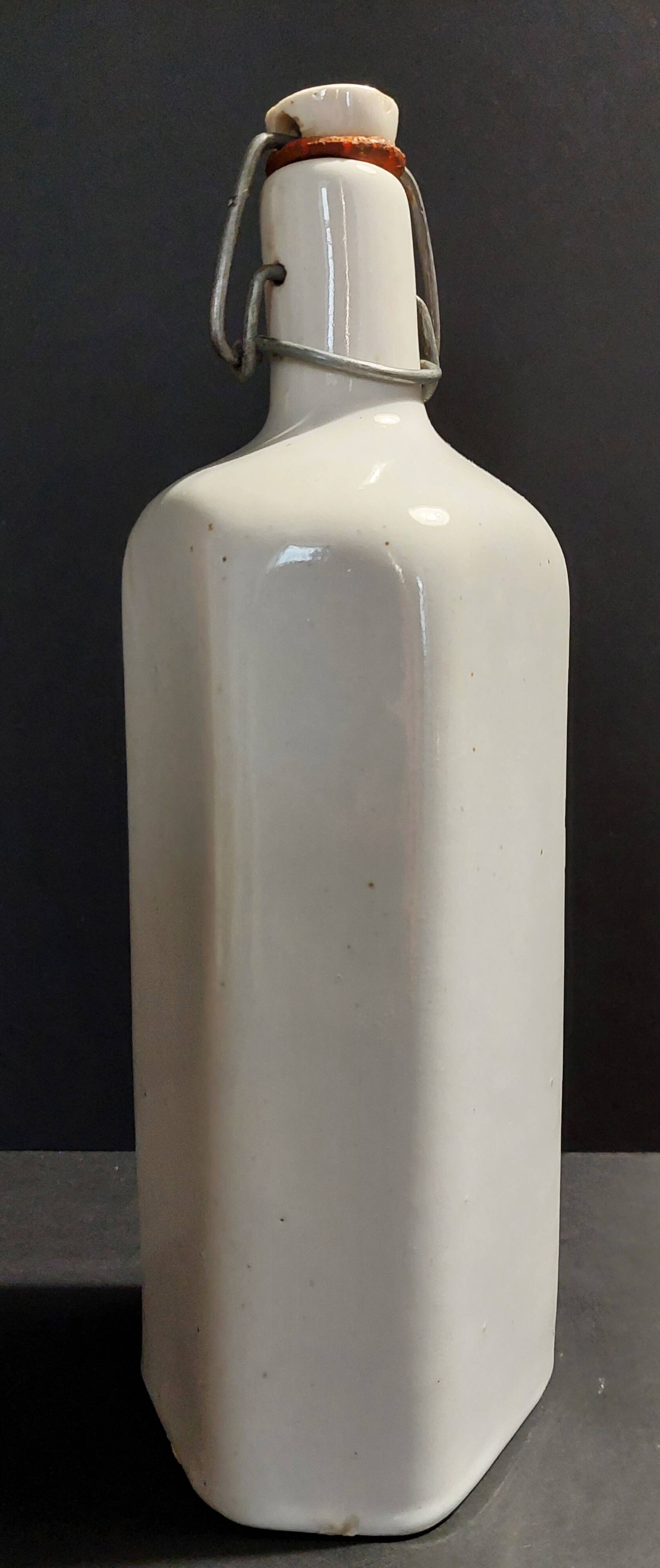 20th century glazed stoneware bottle