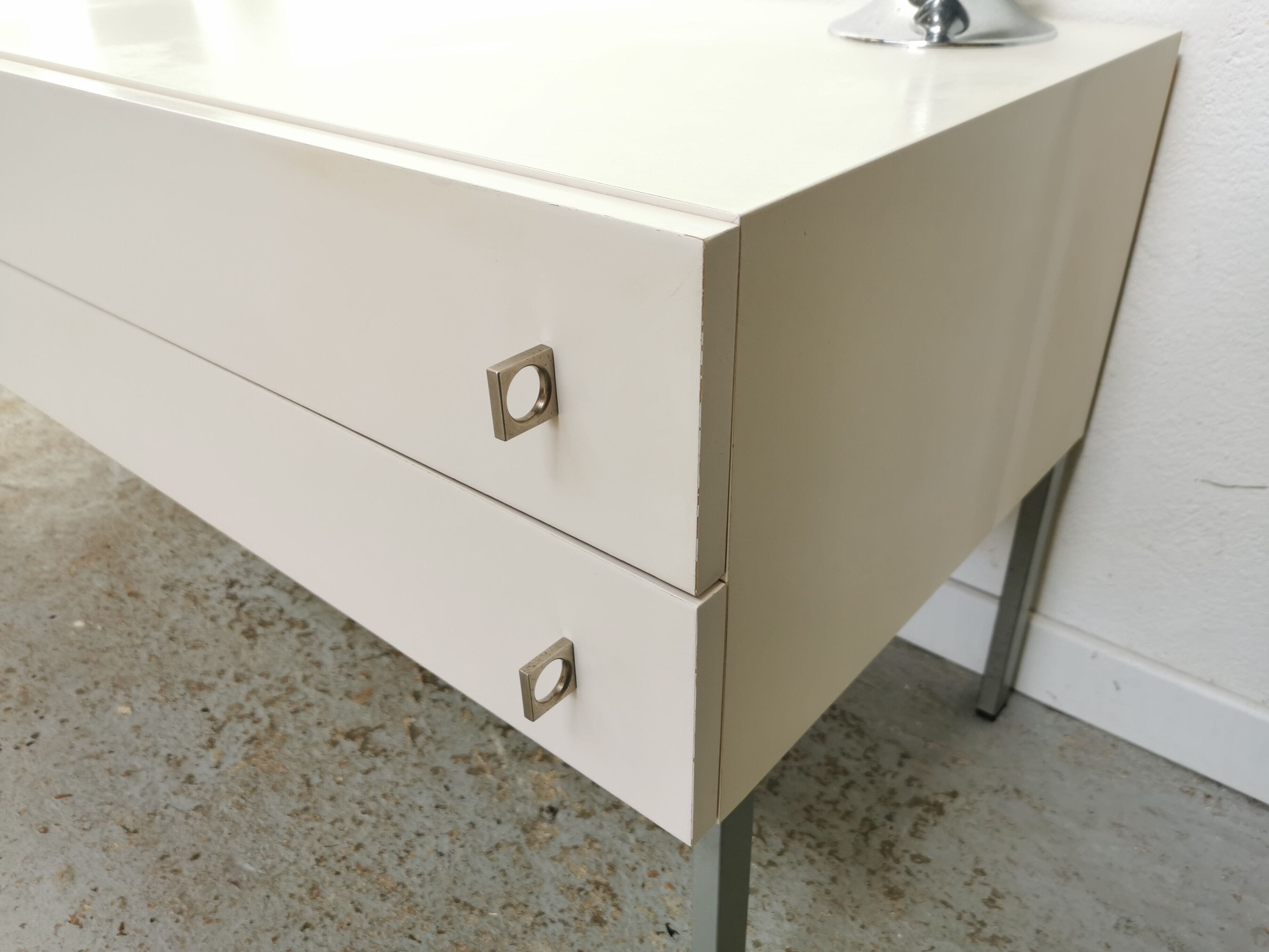 Bedside chest of drawers vintage design 1970