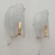Wall sconces by Carl Fagerlund for Orrefors 1970s