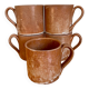 Lot de 5 tasses à café en grès vintage