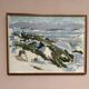 Original Swedish Oil on Canvas – "Winter Landscape" by FMK – Dated 1943 – Vintage and Framed – 78 × 60 cm (30.7" × 23.6")