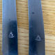 12 knives melted steel ebony handle
