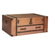 Copper Storage Trunk Coffee Table