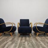 Armchairs by Jindrich Halabala for Up Závody, Set of 3