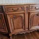 Louis VX ocher marble sideboard