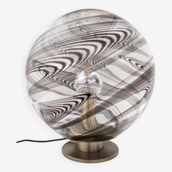 Postmodern Spheric Glass Table Lamp by Lino Tagliapietra for La Murrina, Italy