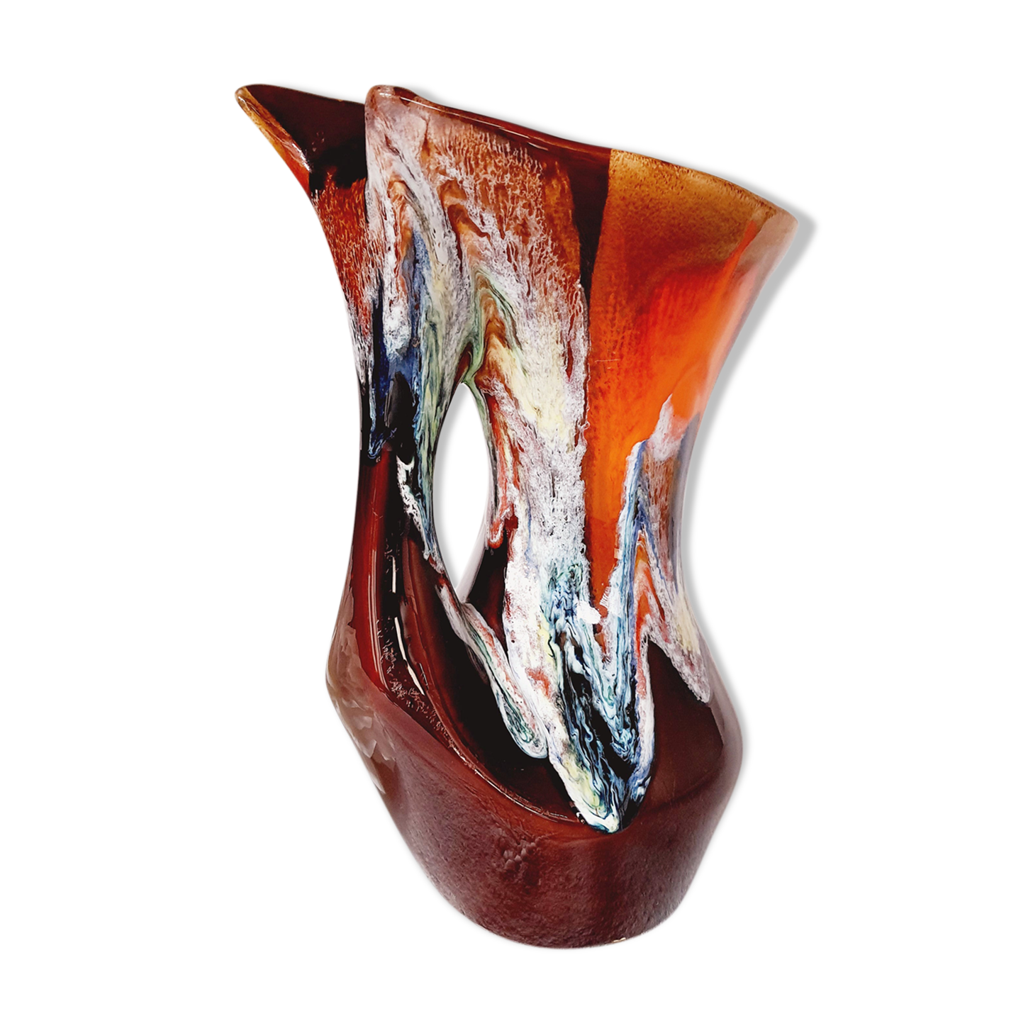 Vallauris fat lava vintage pitcher 50/60