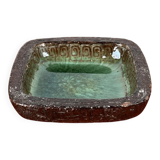 Danish studio pottery bowl from the mid-century by Jytte Trebbien and Harry Nielsen for Tusbo, 1960s.