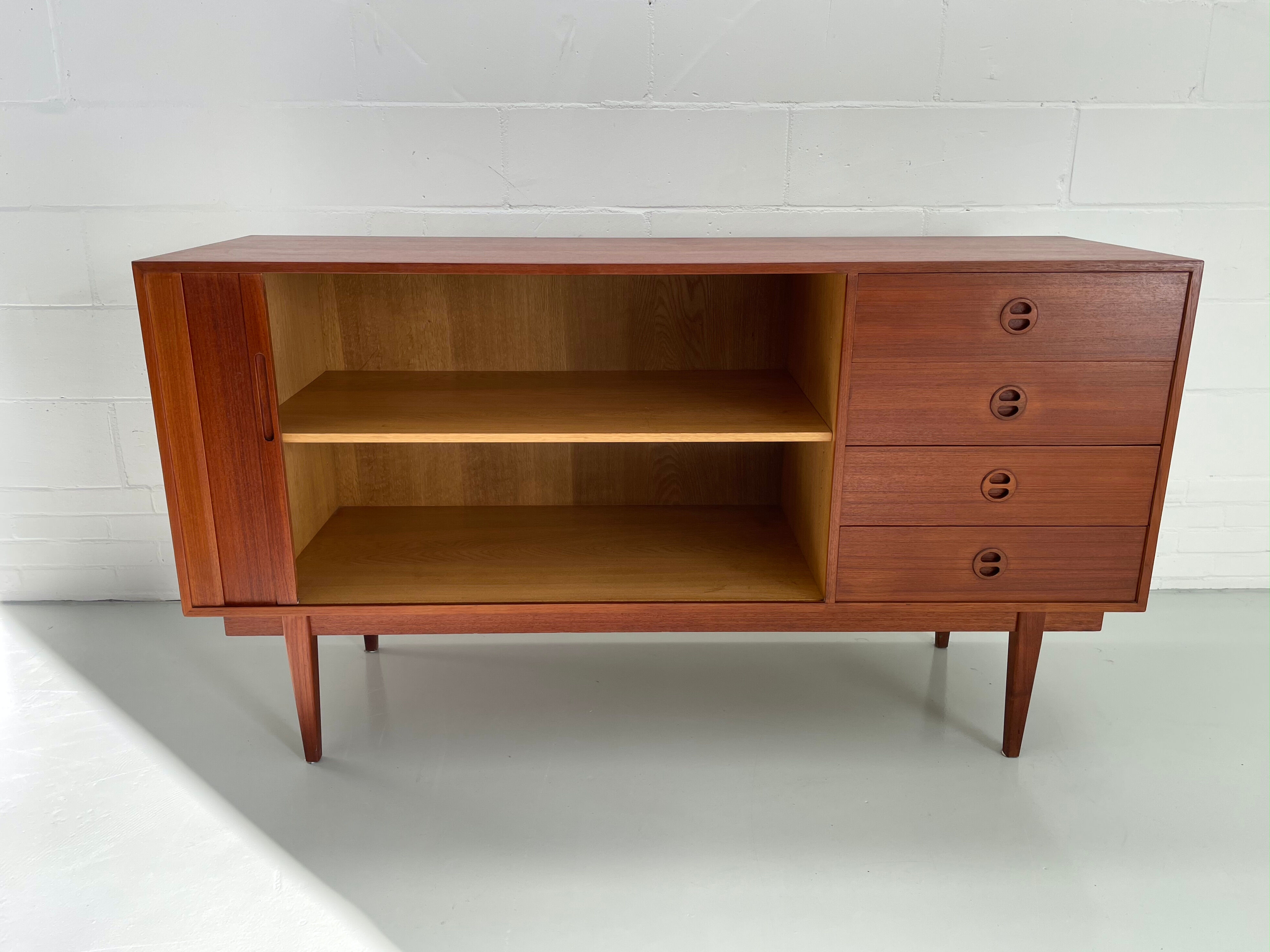 Svante Skogh  sideboard with one Tambour sliding door