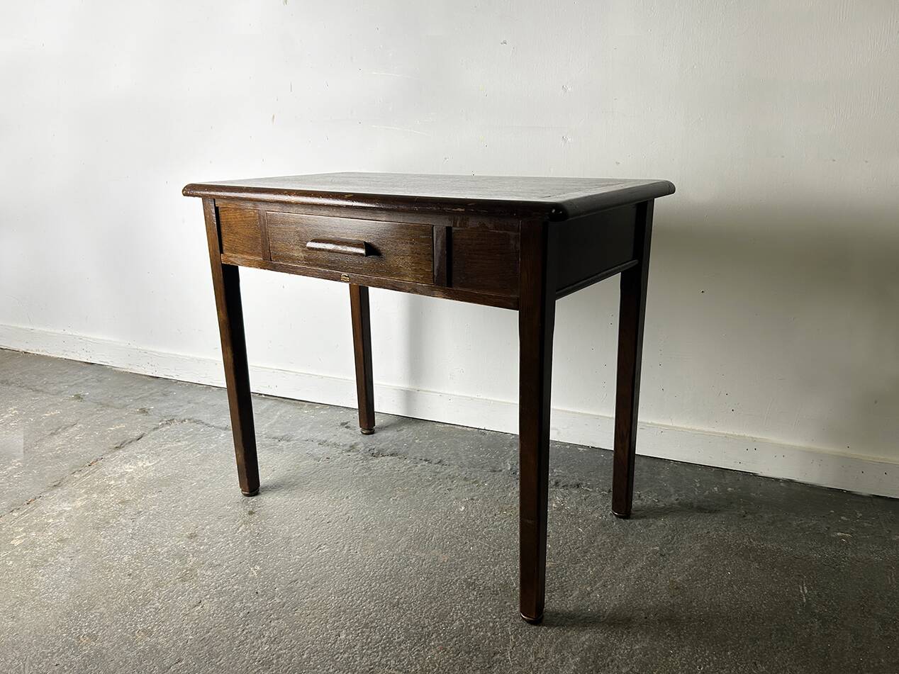 Vintage ‘Abbess’ Oak Office Desk Writing Table Mid Century 1950s-60s