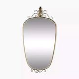 Miroir rétroviseur années 50 60 35x71cm