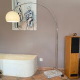 Arc floor lamp, 1970, marble foot