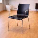 eta Furniture (Denmark) — Steel Tube & Wood Chairs (Set of 5) — Scandinavia