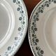 Set of 4 deep plates Terre de Fer Moulin des Loups model George
