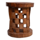 African hand carved stool Cameroon 1950s