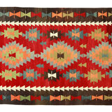 Anatolian handmade kilim rug 300 cm x 182 cm