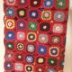 vintage crochet bed cover 180 x 125cm for a single bed red