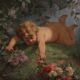 Italian painting Spring from 19th century