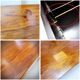 Boomerang desk with 2 drawer units Bergwood and wooden top - 1970s