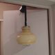 suspension vintage opaline Italy 1970 système Rolly