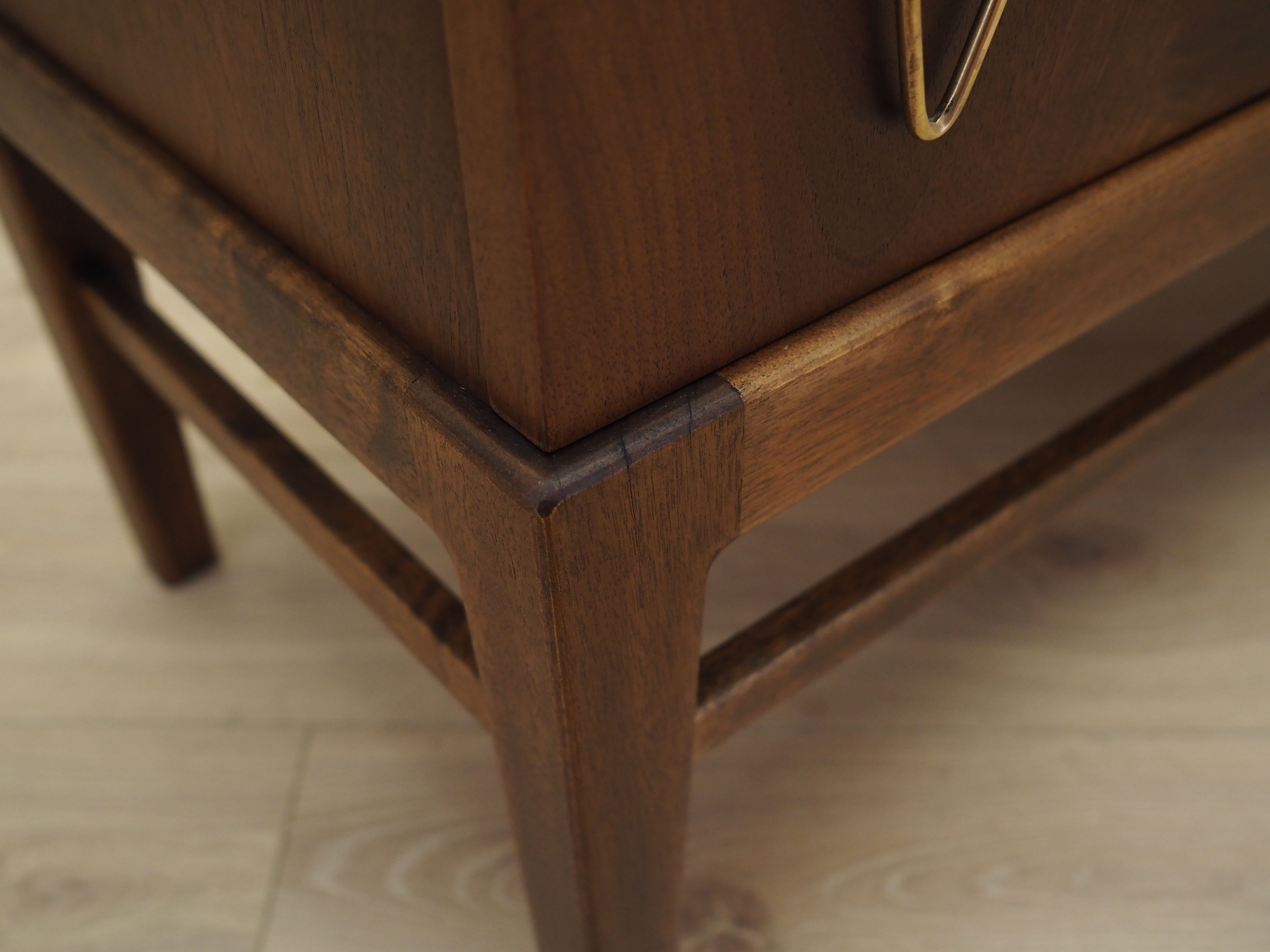 Walnut console, Danish design, 1960s, production Denmark