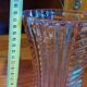 Vase exagonal - Style Art Deco, Verre Rosaline