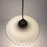 Vintage opaline pendant light