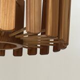 Vintage pine pendant light, Sweden 1970.