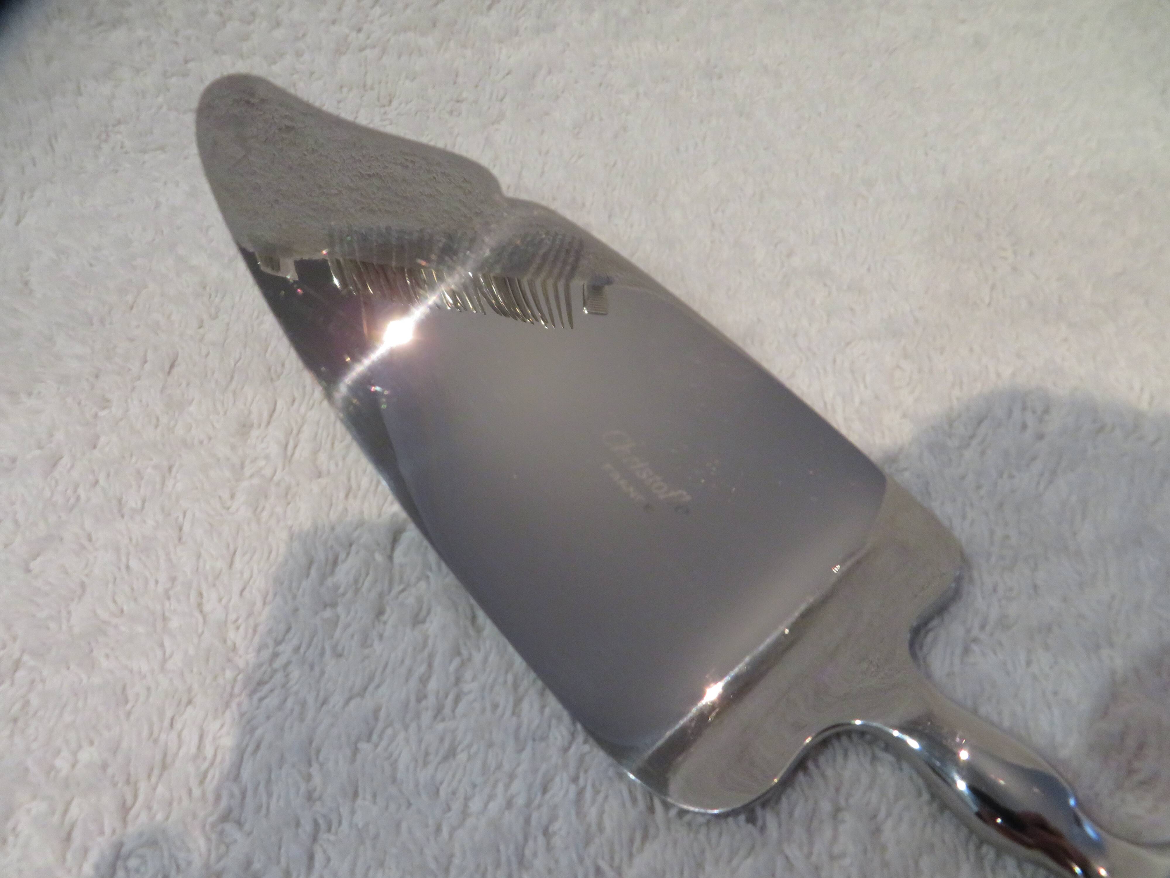 Christofle Atlantide silver-plated metal cutting pie server, 27.5cm