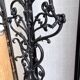 Art Nouveau cast iron coat rack