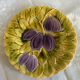Dessert plate in Sarreguemines majolica