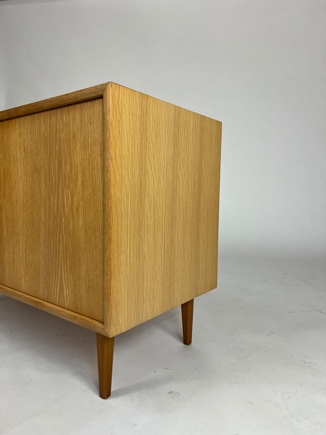 Vintage chest of drawers sideboard lowboard oak WK Möbel 70s cabinet