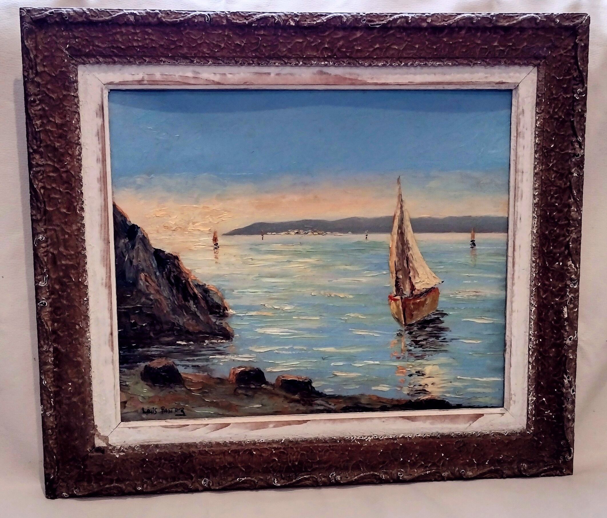 Original Louis Pastour oil painting France
