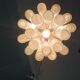 Chandelier and wall lights in Murano glass by Venini 1970s