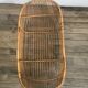 Vintage rattan cradle