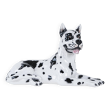 Ceramic Dog Arlekin figurine, Italian design, 1970s, made in Italy