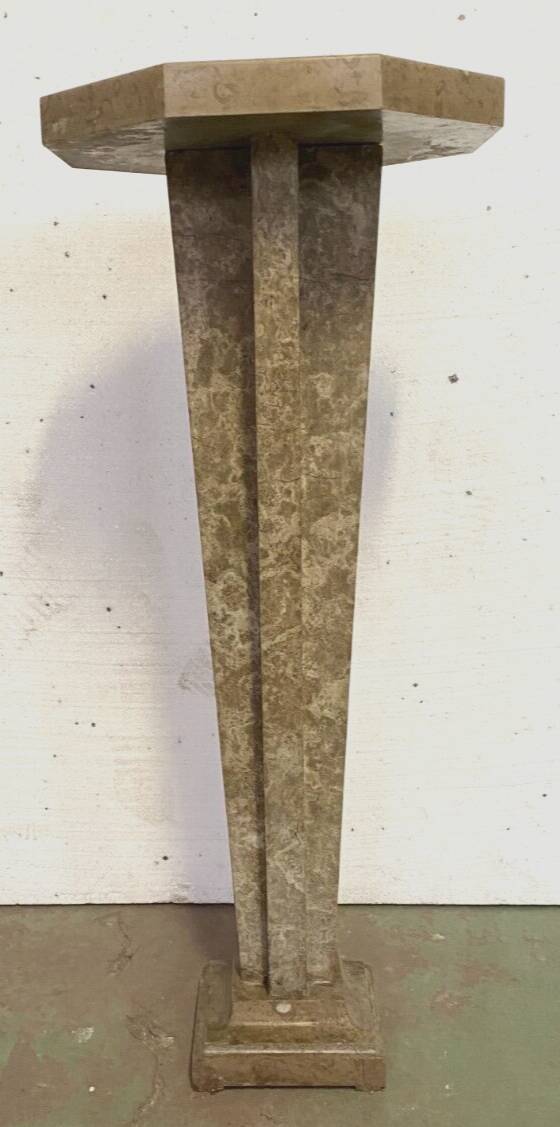 Art Deco marble side table with octagonal top, 20th century