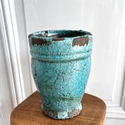 Glazed terracotta vase, Italy, 1950s