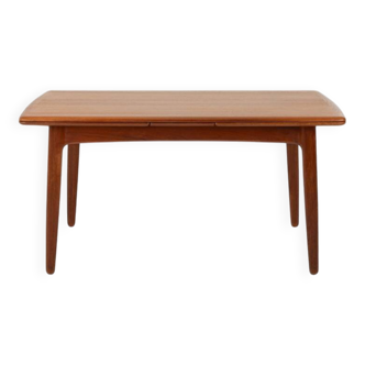 Vintage extendable dining table by Svend Aage Madsen for K. Knudsen & Søn