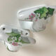 Set of 5 Limoges porcelain patères