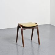 Pair of stools by Isamu Kenmochi for Akita Mokko, Japan circa 1960.