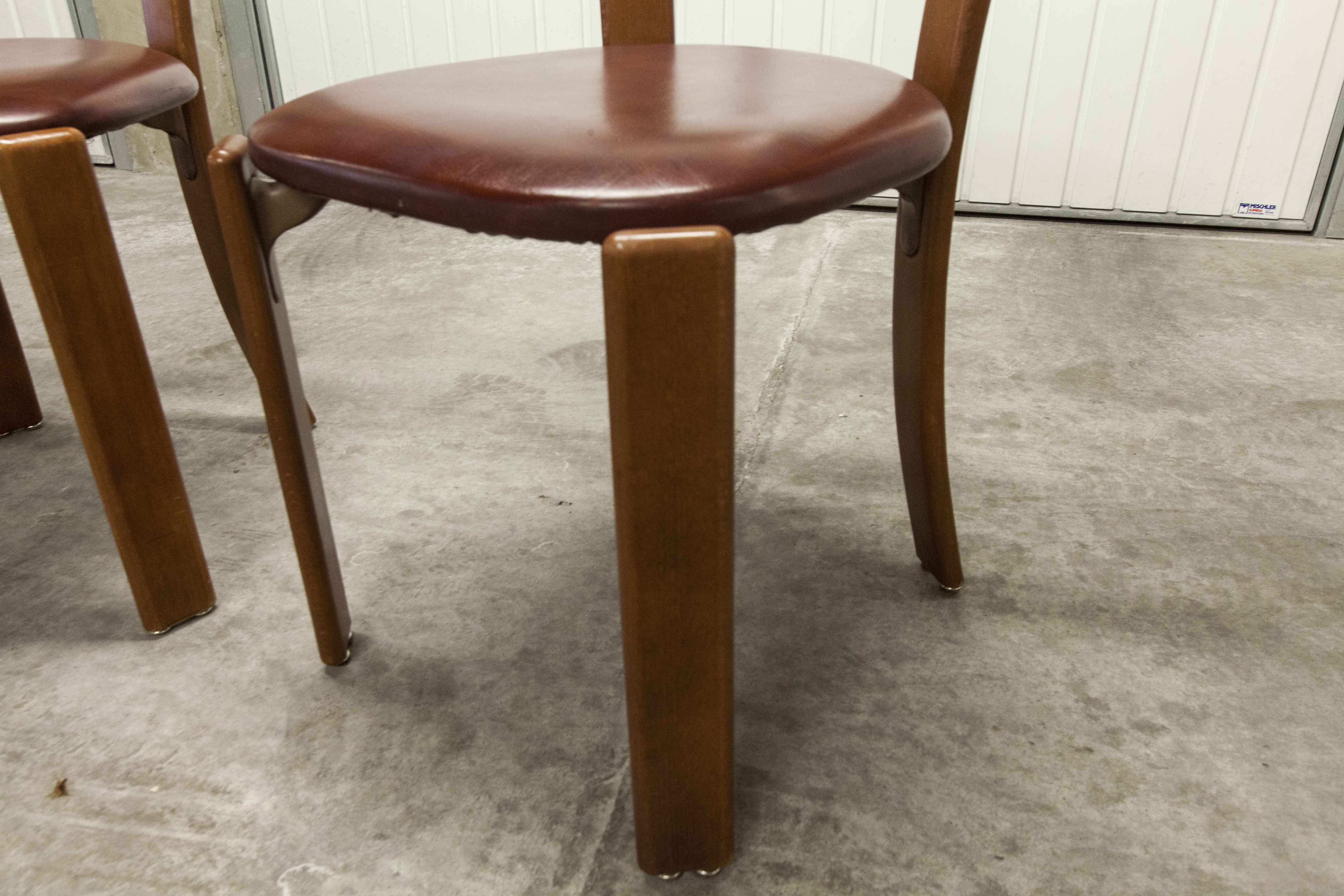 Pair of chairs Bruno Rey Switzerland 1970