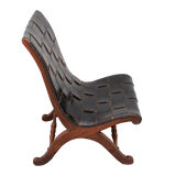 1950s chair in leather, Pierre Lottier